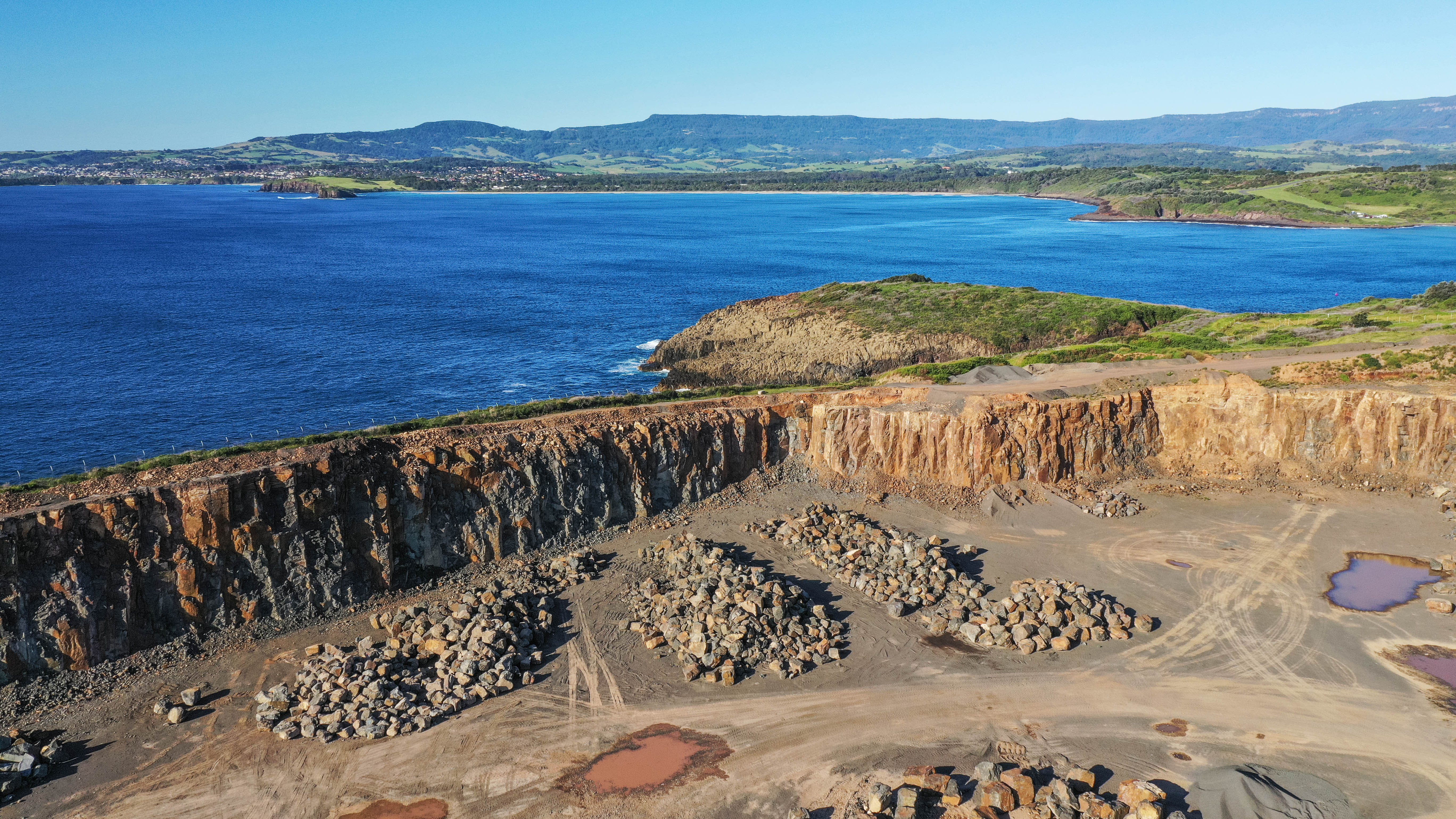 Speciality rocks and quarry materials at Heidelberg Materials Australia quarry