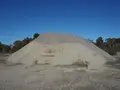 Stockpile of specified roadbase at Heidelberg Materials Australia quarry